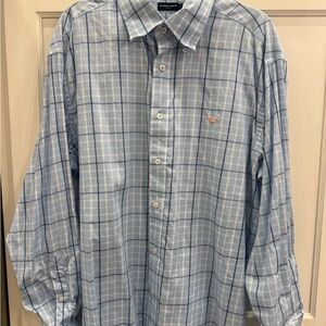 Southern Marsh  Light Blue Checkered Shirt
